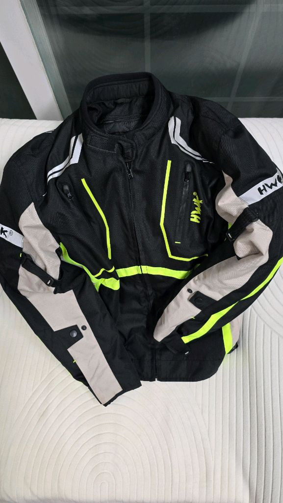 HWK 오토바이 자켓 3XL+알파인스타 바지38 이미지