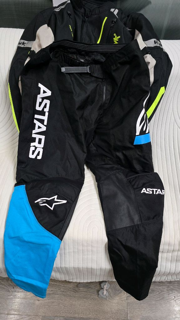 HWK 오토바이 자켓 3XL+알파인스타 바지38 이미지