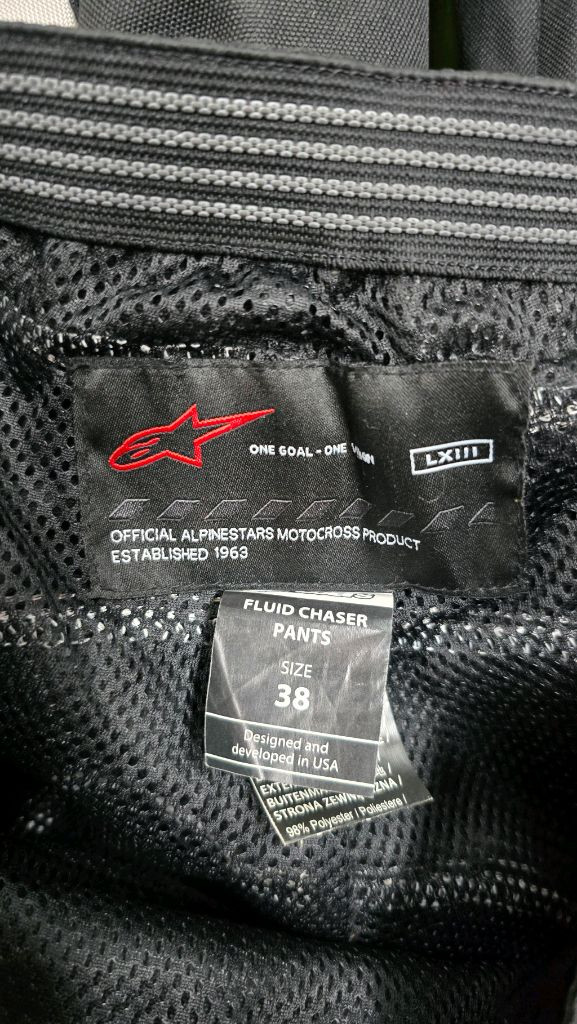 HWK 오토바이 자켓 3XL+알파인스타 바지38 이미지