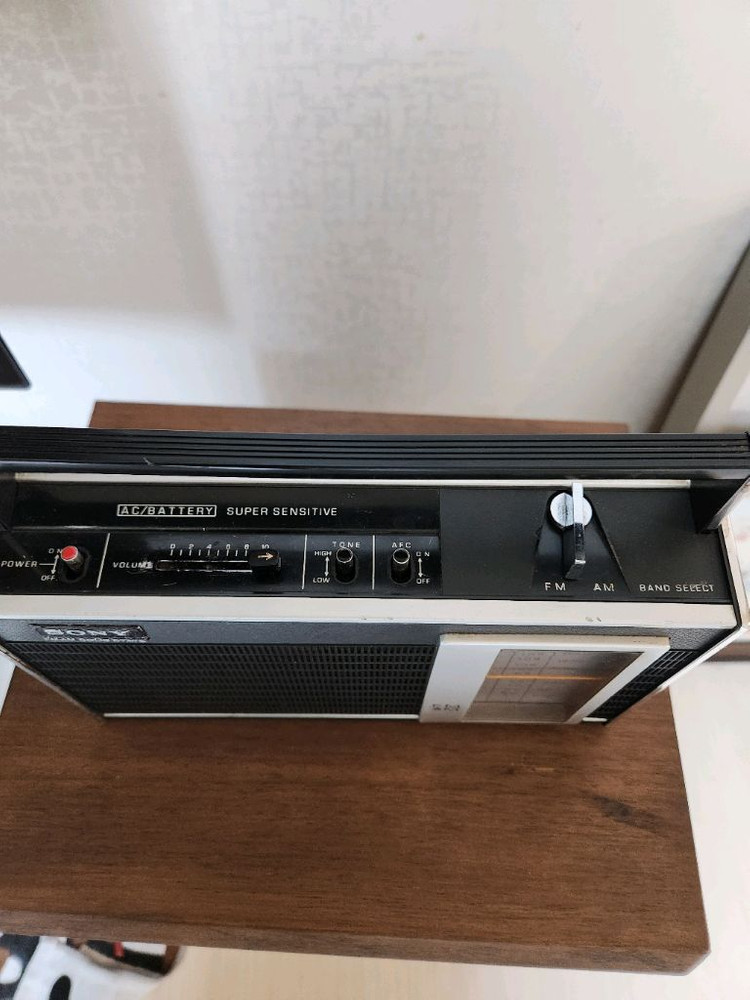 소니(sony)라디오 TFM7200W 트랜지스터빈티지 라디오.희귀품 이미지