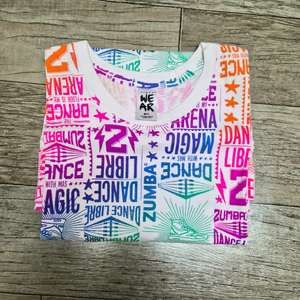 줌바웨어 티셔츠 이미지