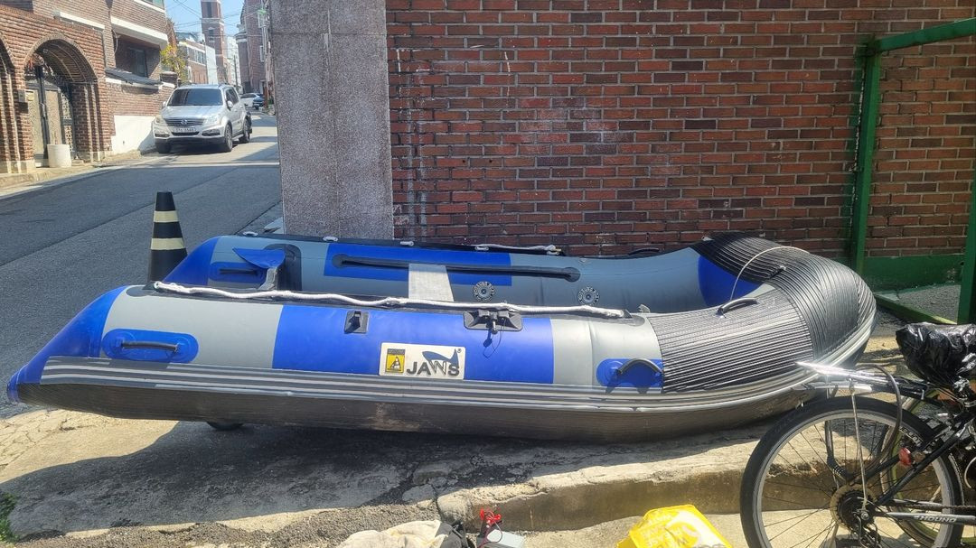 고무보트+모터(야마하15) 이미지