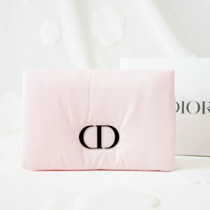 디올 핑크 패딩 파우치 클러치 이미지