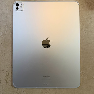 아이패드 프로 13 m4 256GB Wi-Fi + Cellular 실버 애플케어 플러스 이미지
