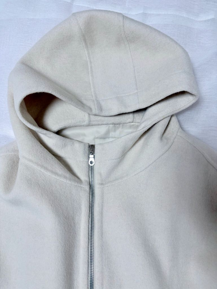 포유온 블룸 블룸 핸드메이드 울 하프 코트 판매합니다 이미지