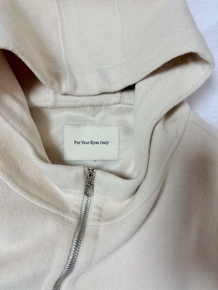 포유온 블룸 블룸 핸드메이드 울 하프 코트 판매합니다 이미지