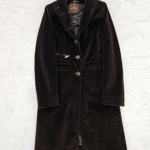 몽클레어 벨벳 (벨로아) 싱글 코트 [ 로로피아나 샤넬 디올 셀린느 에르메스 이미지