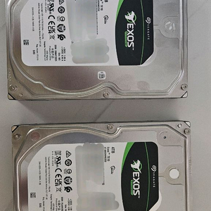 Seagate Exos 7E10 4TB 하드디스크 2개입니다 이미지