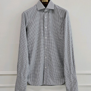 톰 포드 미니 깅엄 체크 드레스 셔츠 [ 로로피아나 쿠치넬리 톰포드 루이비통 에르메스 벨루티 ] 이미지