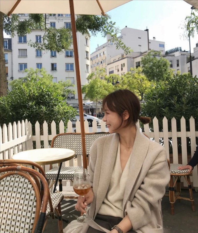 유메르 홀가먼트 캐시미어 니트, 유메르 캐시미어 브이넥 니트 이미지