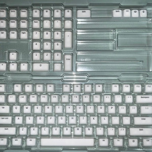 실리콘 키캡 화이트(영문) 104 이미지