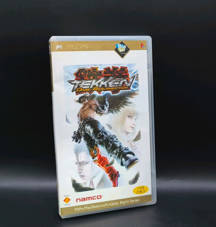 PSP 명작 정발 한글 철권 다크 리저렉션 이미지