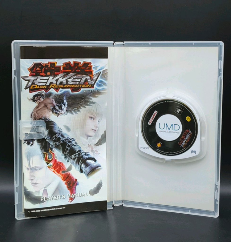 PSP 명작 정발 한글 철권 다크 리저렉션 이미지