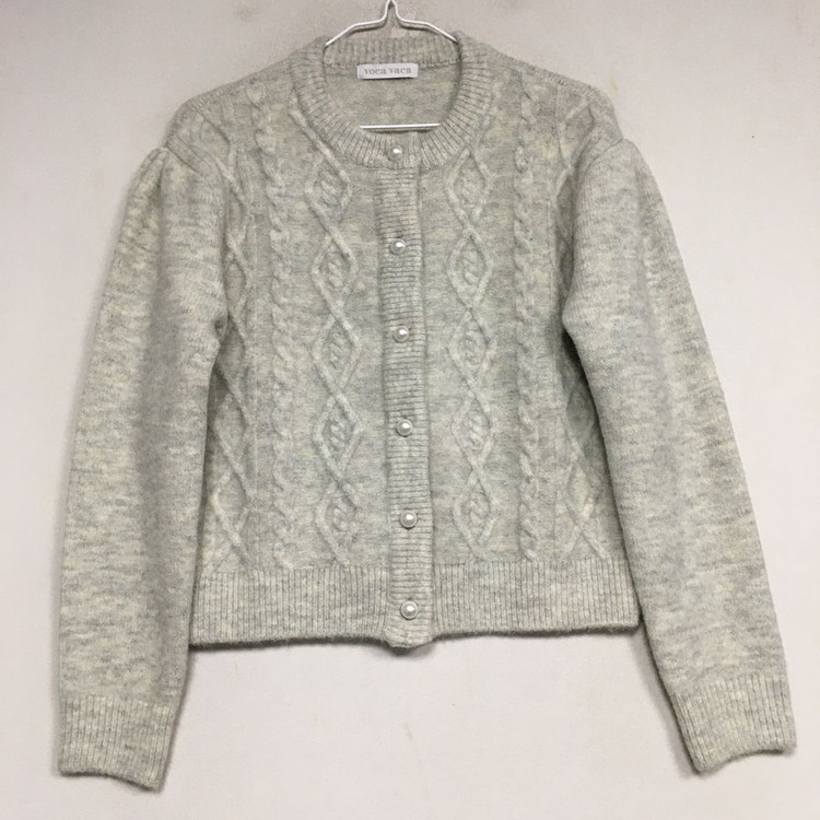 보카바카 멜란지 케이블 가디건 이미지