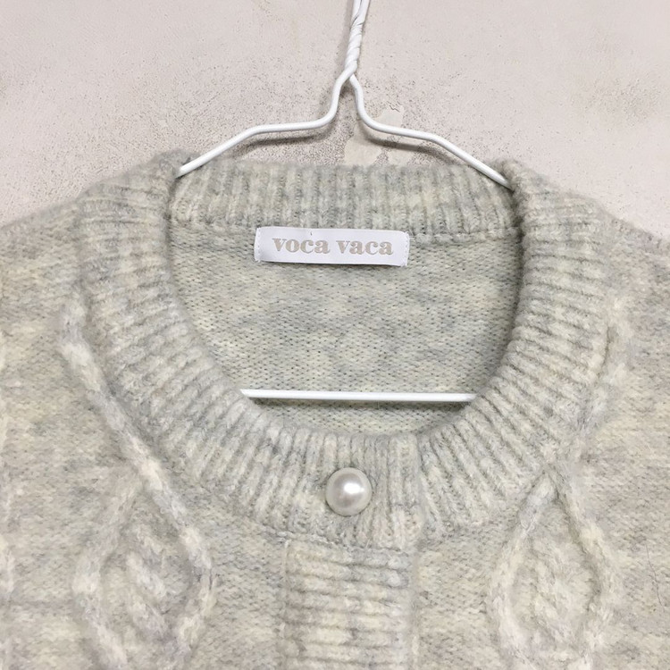 보카바카 멜란지 케이블 가디건 이미지