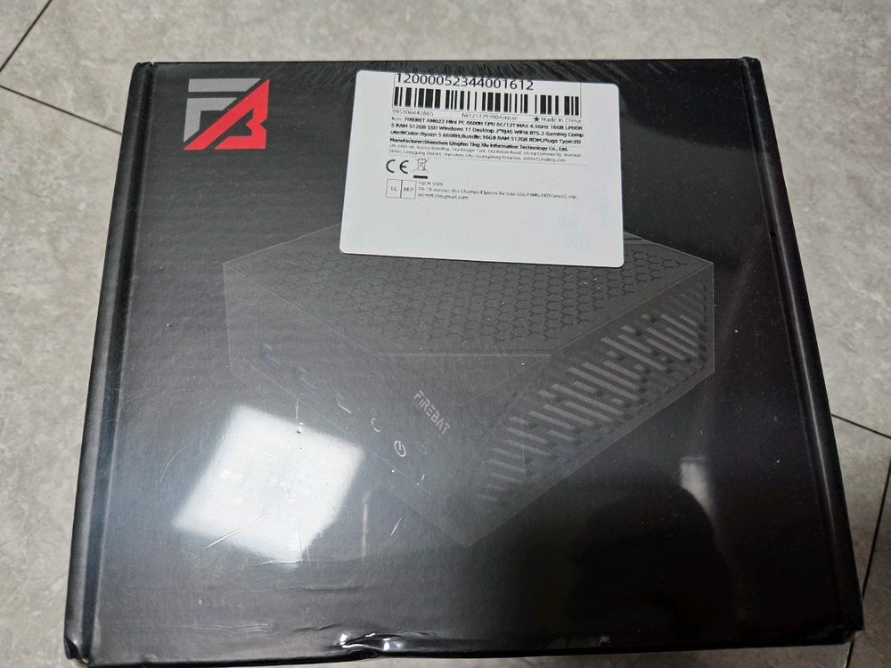 FIREBAT AM02 미니PC, AMD 6600H DDR5 16GB 램, 512GB SSD 이미지