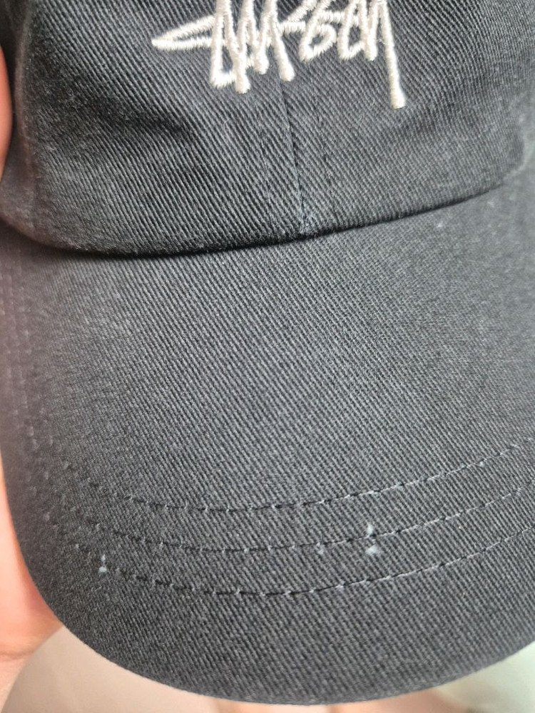 스투시 스탁 로우 프로 캡 블랙 이미지