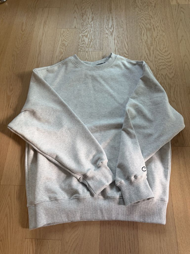 꺌랑 건돌트 와이드 맨투맨 메란지 s사이즈 이미지