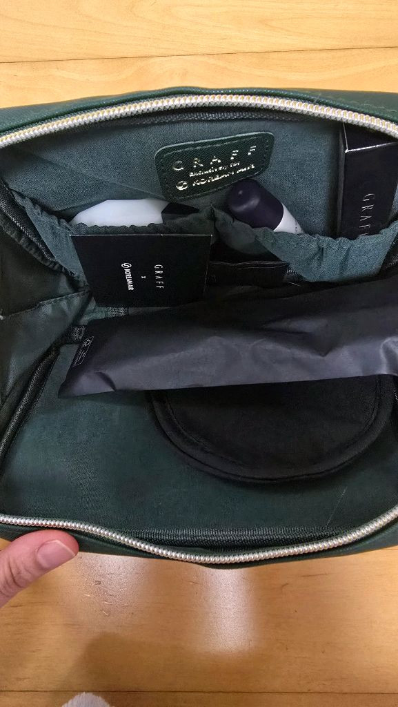 GRAFF 그라프 대한항공 어메니티 파우치 새상품 이미지