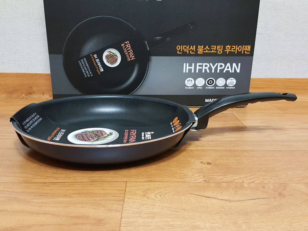 새상품)퀸세프 인덕션 불소코팅 고순도 후라이팬 28 이미지