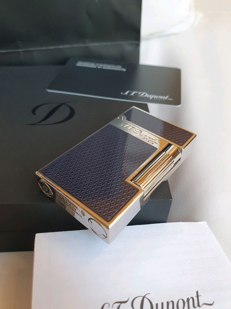 [백화점판,풀세트] 듀퐁라이터 라인2 신형 ca16252 길로시 팔라듐 백금 쌍불 듀퐁 라이타 이미지