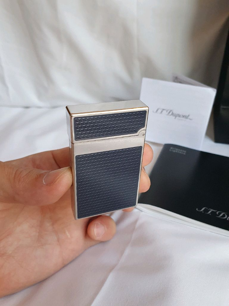 [백화점판,풀세트] 듀퐁라이터 라인2 신형 ca16252 길로시 팔라듐 백금 쌍불 듀퐁 라이타 이미지