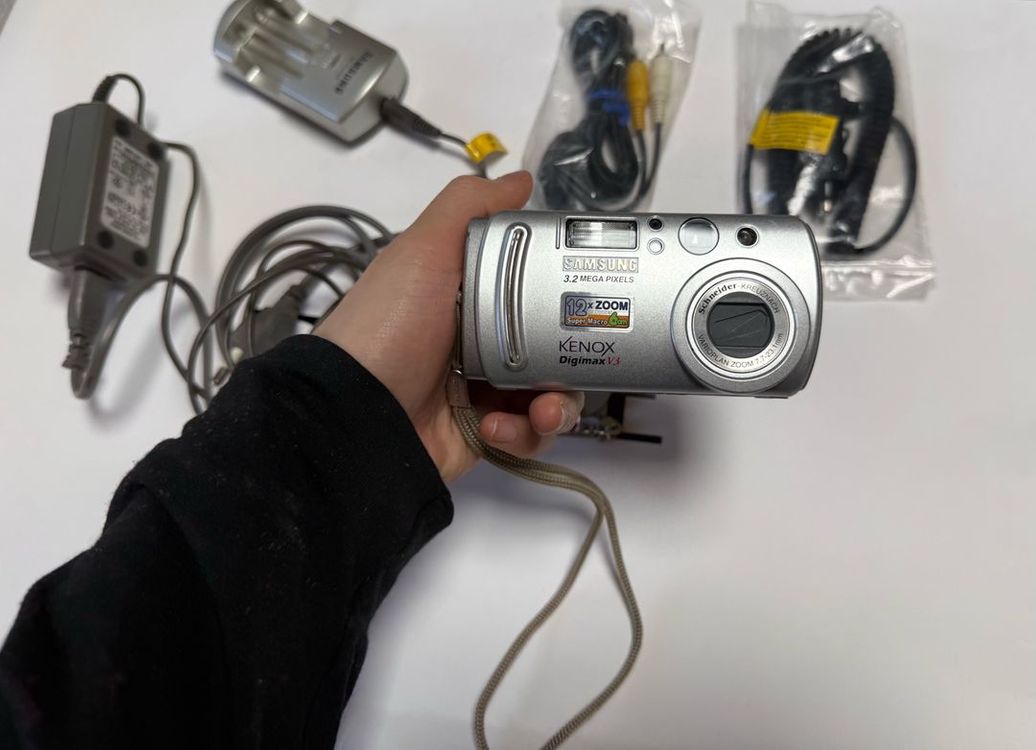 레트로 감성 삼성 케녹스 Digimax V3 디카 풀세트 빈티지 디카 이미지