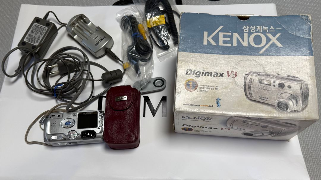 레트로 감성 삼성 케녹스 Digimax V3 디카 풀세트 빈티지 디카 이미지