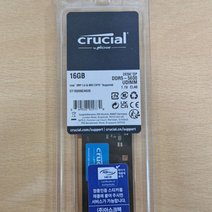 마이크론 크루셜 DDR5 16GB 5600MHz 국내 정품 이미지