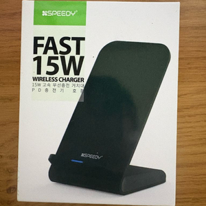 15w 고속 무선충전 거치대 미개봉 새상품 이미지