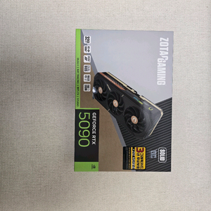 zotac rtx 5090 solid 미개봉 새제품 이미지