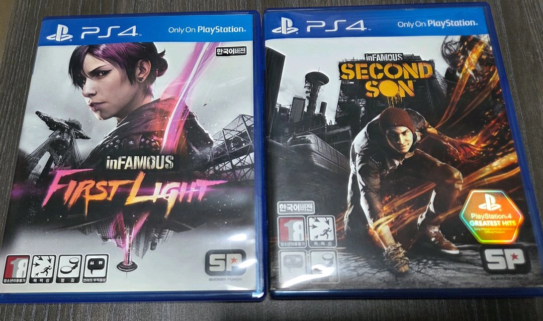 플스4 ps4 인퍼머스 세컨드썬+퍼스트라이트 - 안심되는 중고거래
