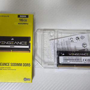 커세어 노트북램 ddr5 16g 4800 이미지