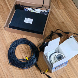 cctv 녹화기 카메라 세트 이미지