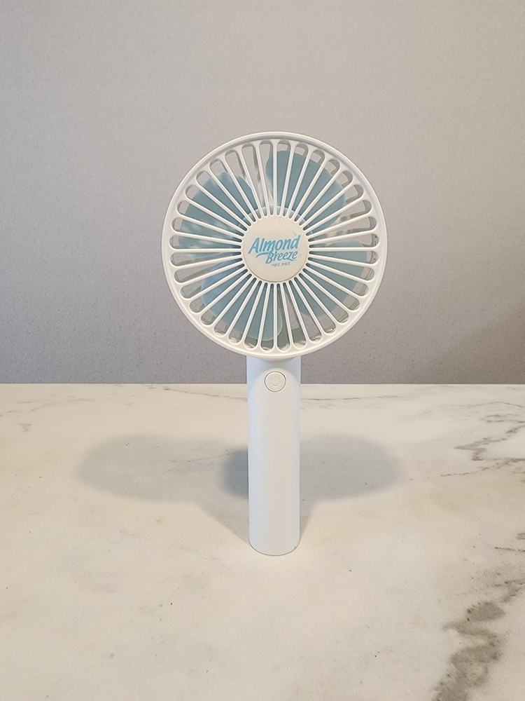 [핸디선풍기] 아몬드브리즈 USB 미니 휴대용 선풍기 미사용 제품 이미지