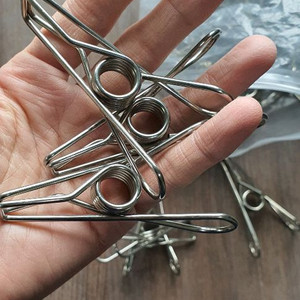 304올스텐 대형 집게 한봉지 50개(새상품) 이미지