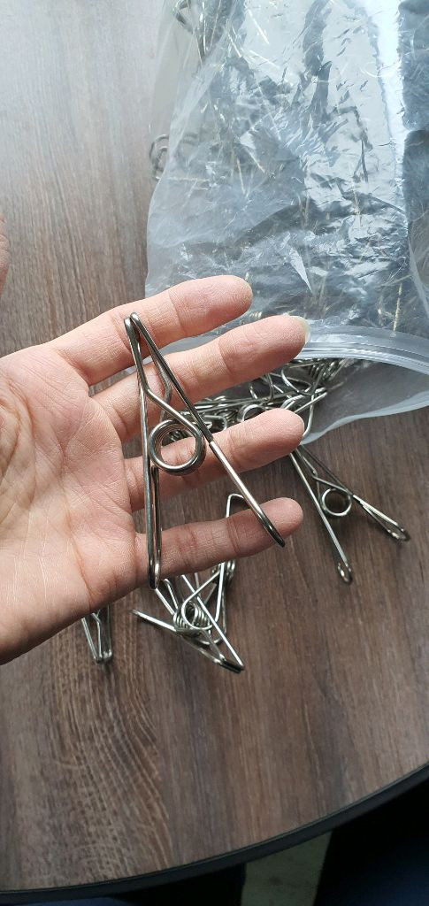 304올스텐 대형 집게 한봉지 50개(새상품) 이미지