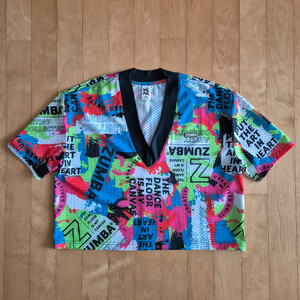 줌바웨어 메쉬 티셔츠 이미지