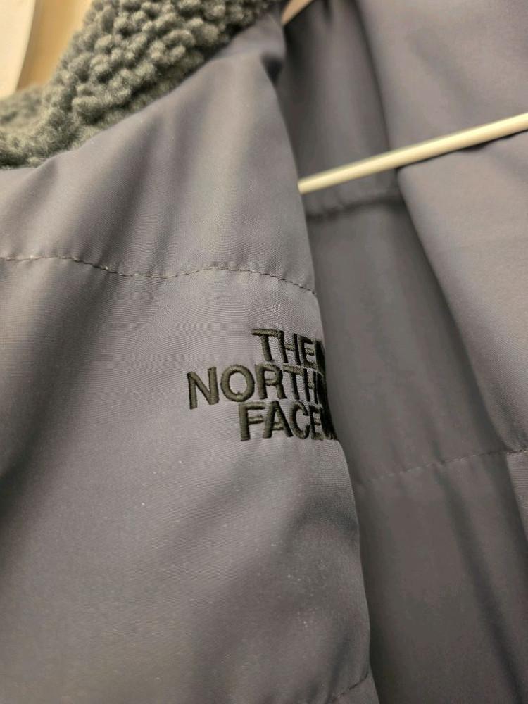 노스페이스 롱 후리스 양면 코트 95(L) 그레이 이미지