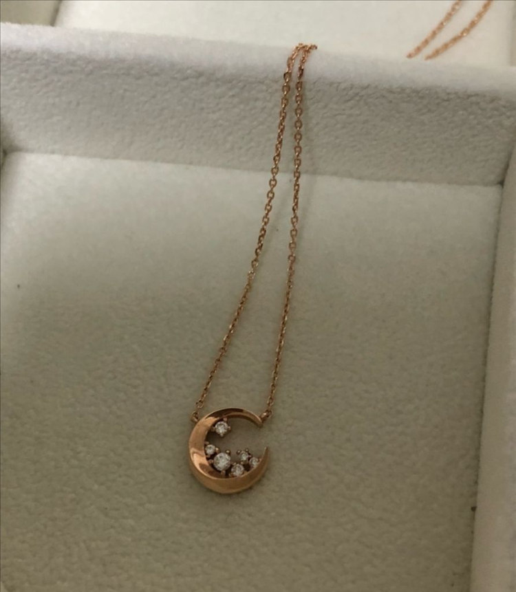 14K 로즈골드 목걸이 이미지