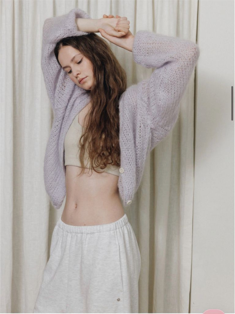 라렌(Raran) 브랜드 로브 니트가디건 이미지