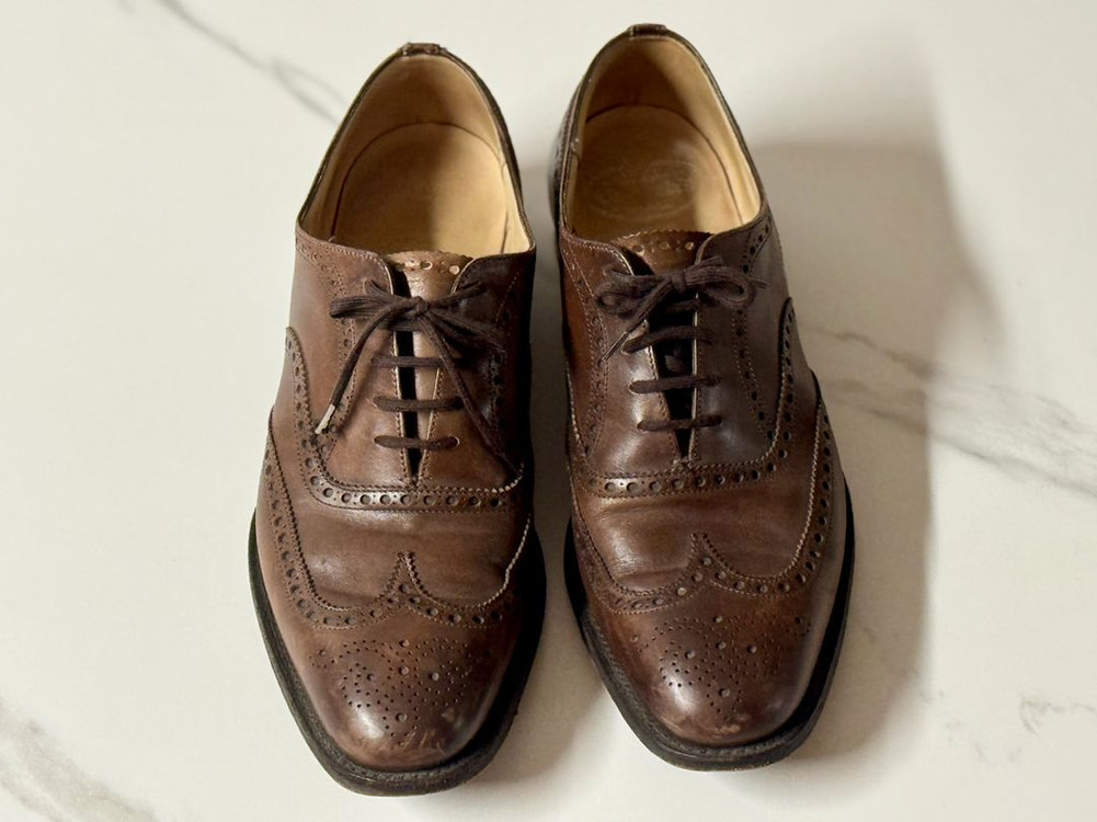 Churchs 윙팁 브라운 남성 구두 이미지