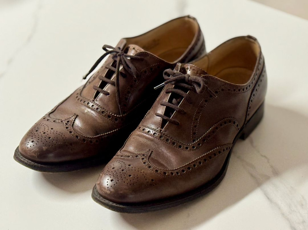 Churchs 윙팁 브라운 남성 구두 이미지