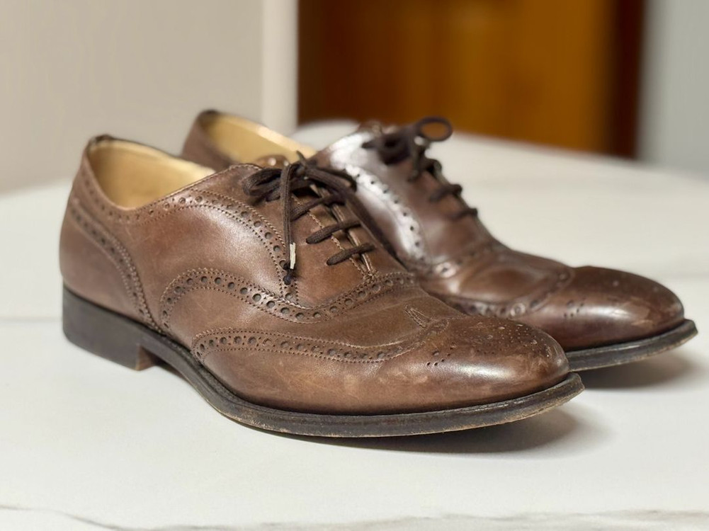 Churchs 윙팁 브라운 남성 구두 이미지