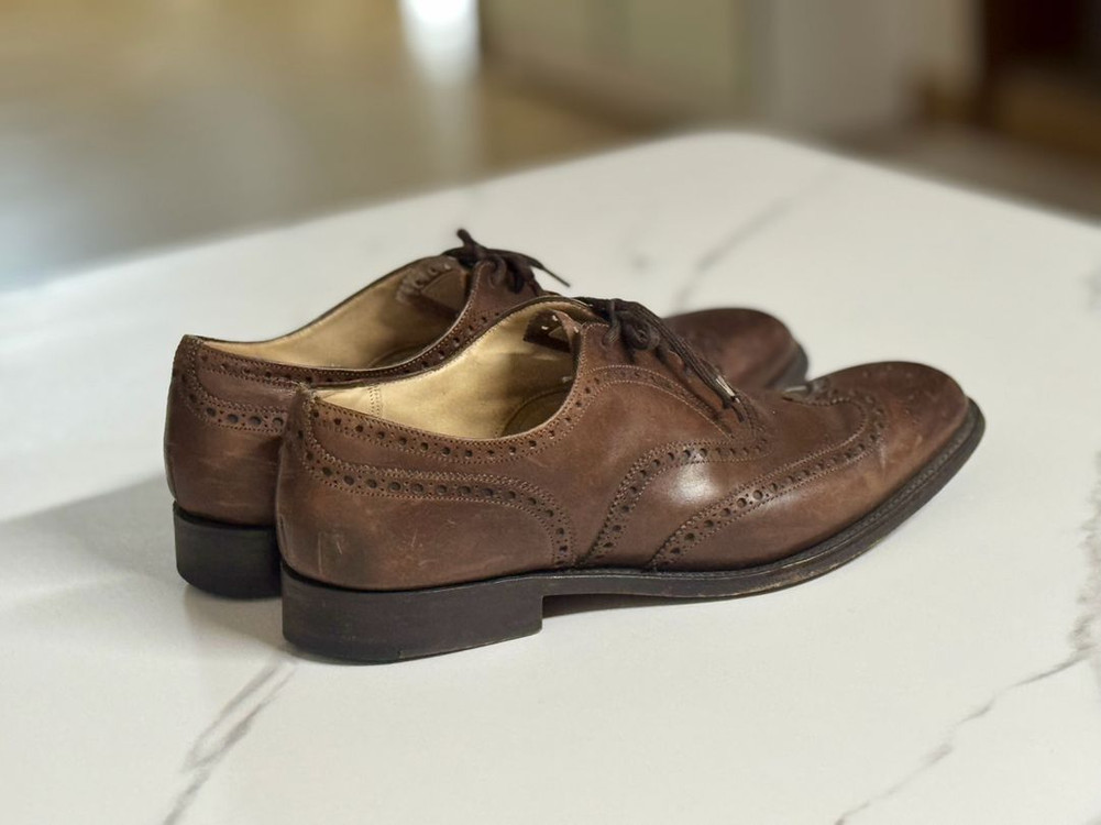 Churchs 윙팁 브라운 남성 구두 이미지