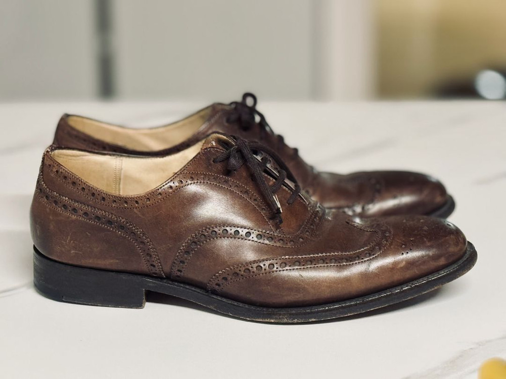 Churchs 윙팁 브라운 남성 구두 이미지