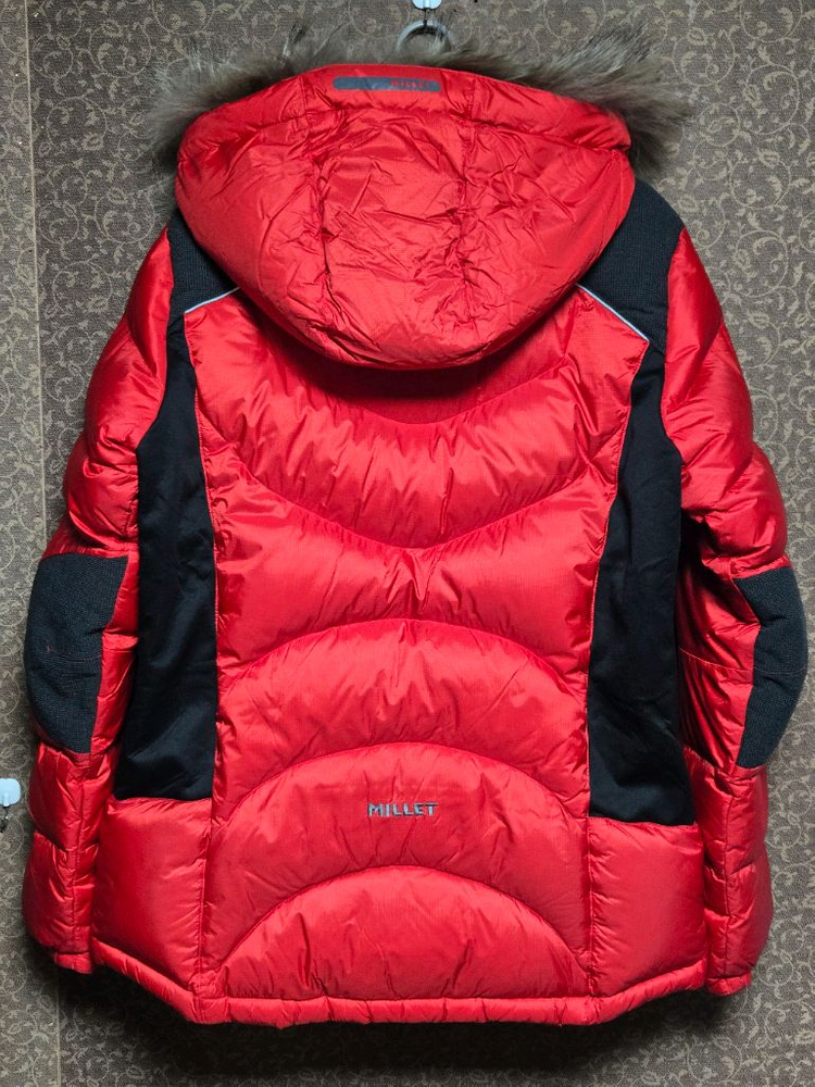 밀레 여성 구스다운 패딩 레드 100 이미지