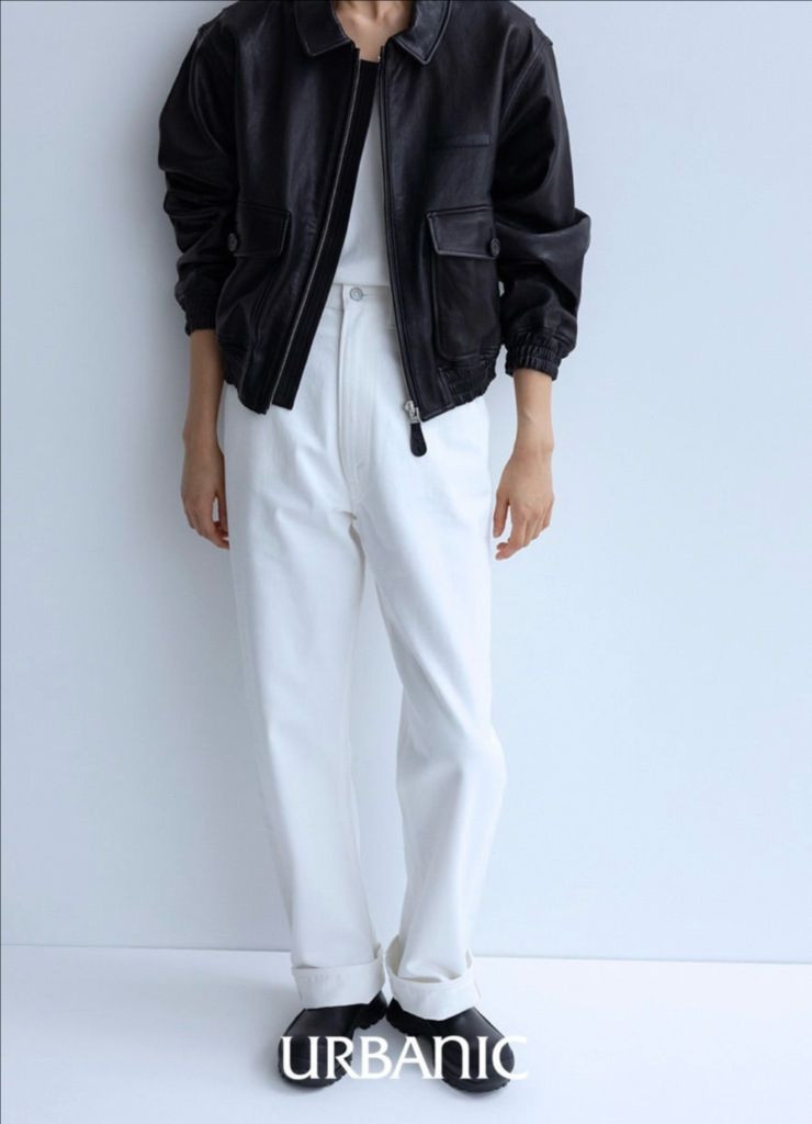 얼바닉30 a-2 레더 자켓 - 블랙 이미지