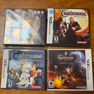 악마성 드라큘라 DS/3DS 게임 4종 세트 이미지