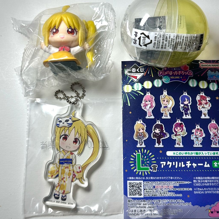 봇치 오네무탄 니지카 피규어 아크릴 키링 이치방쿠지 이미지